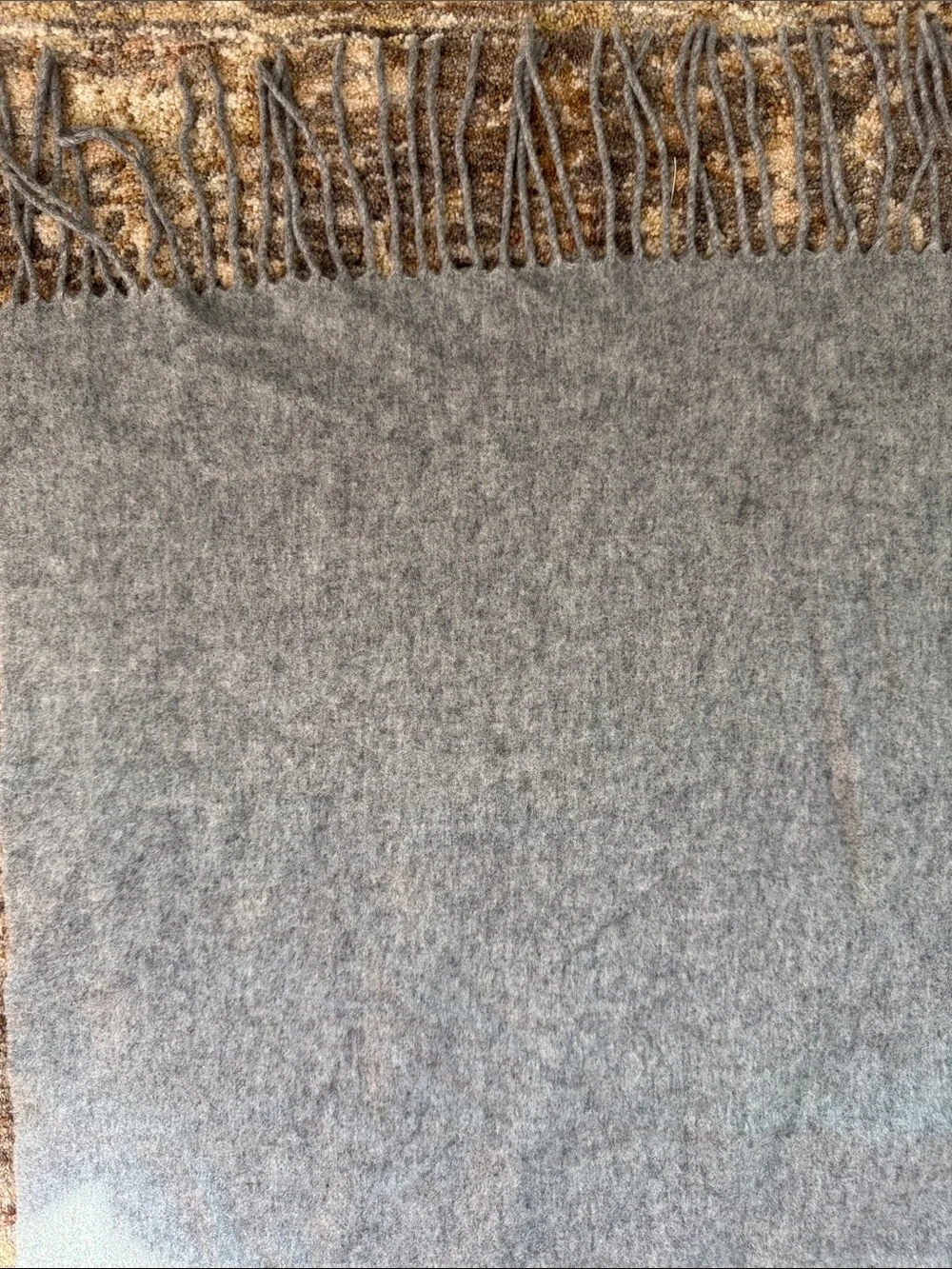 Quince cashmere throw blanket
